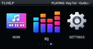 LoFiBox GUI main menu