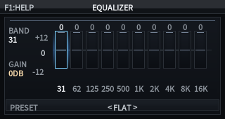 LoFiBox GUI EQ page
