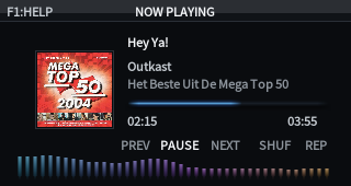 LoFiBox GUI Now Playing interface