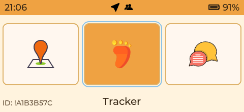 Trail Mate main menu screenshot